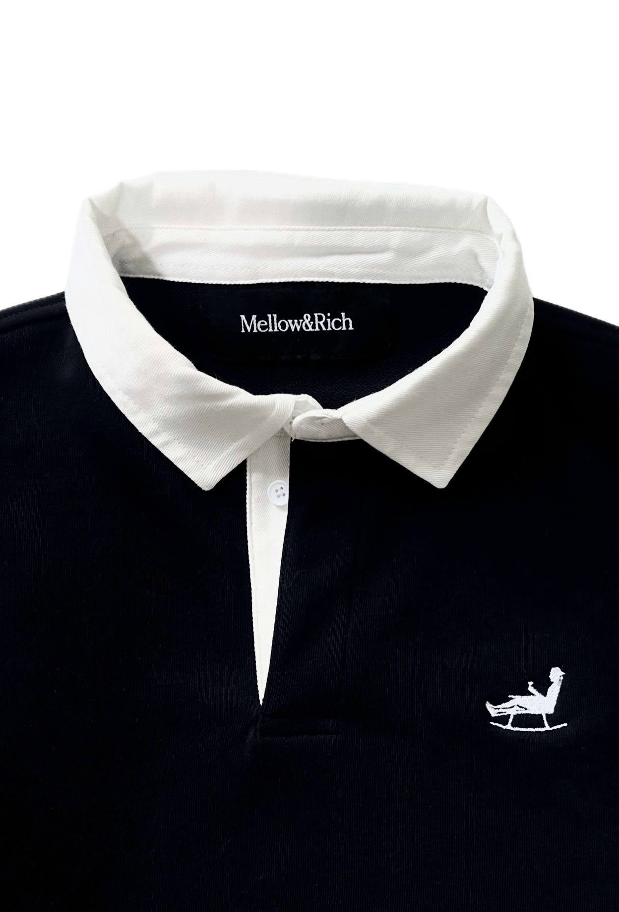 Chilling Man Rugby Polo LS Navy